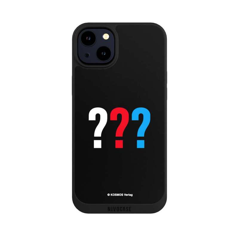 iPhone 14 Plus NIVOpure Drei Fragezeichen Logo