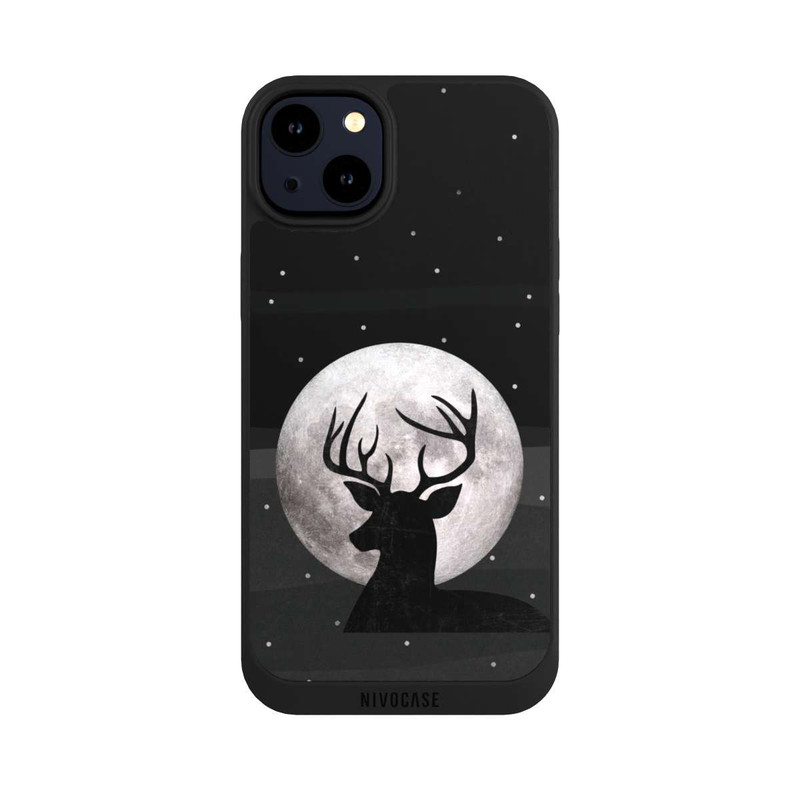 iPhone 14 Plus NIVOpure Deer & Moon Silver