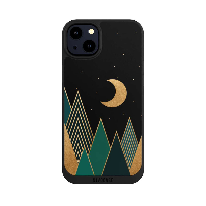 iPhone 14 Plus NIVOpure Emerald Mountains & Crescent