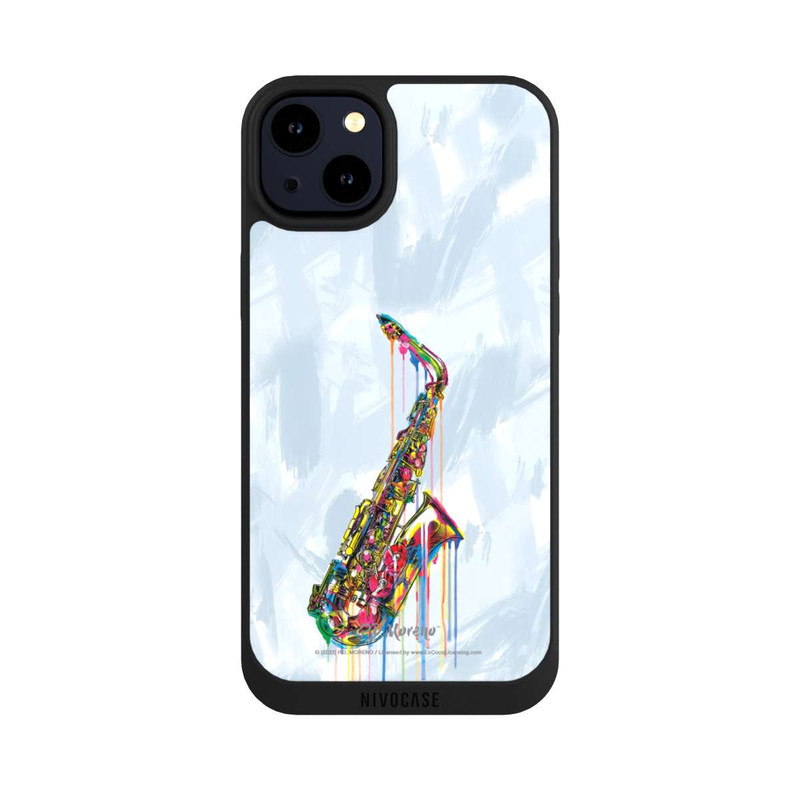 iPhone 14 Plus NIVOpure Saxophone Art By P.D. Moreno