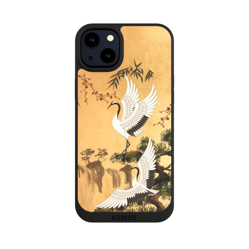 iPhone 14 Plus NIVOpure Kraniche Gold Japan 2
