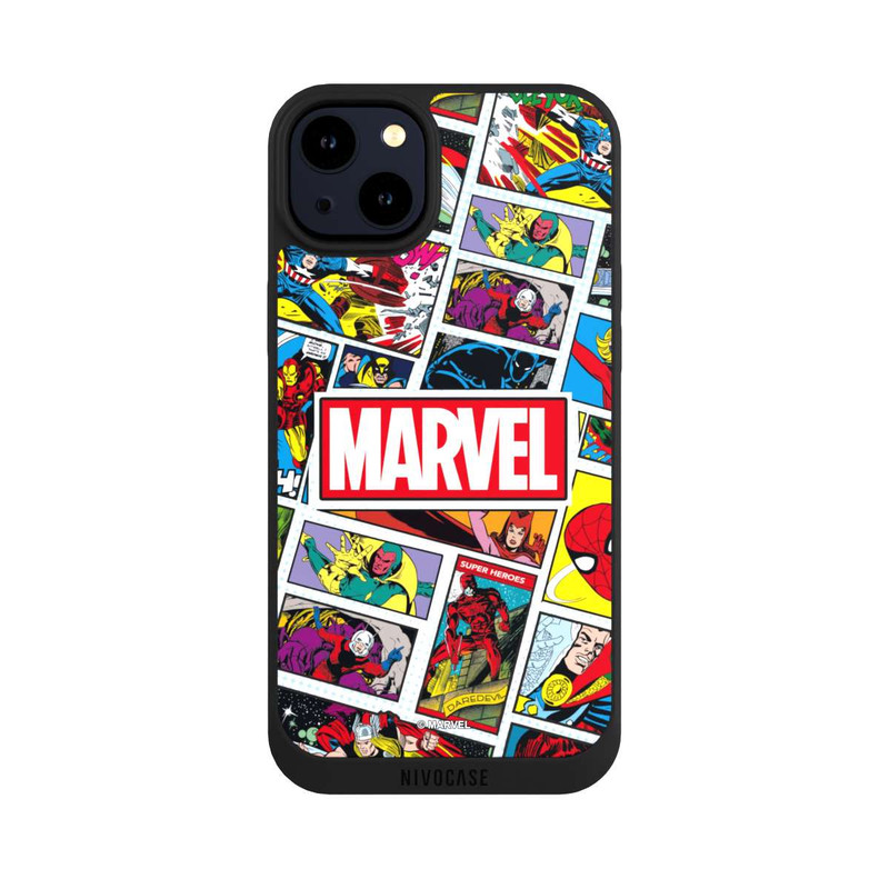 iPhone 14 Plus NIVOpure Marvel Comic Pattern