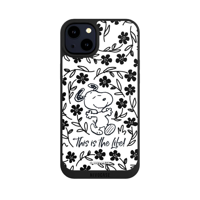 iPhone 14 Plus NIVOpure Snoopy Black and White This Is The Life