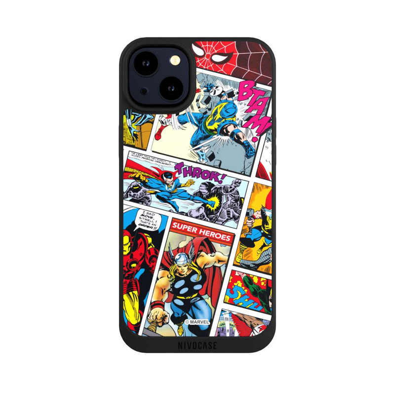 iPhone 14 Plus NIVOpure Marvel Retro Comic Blue