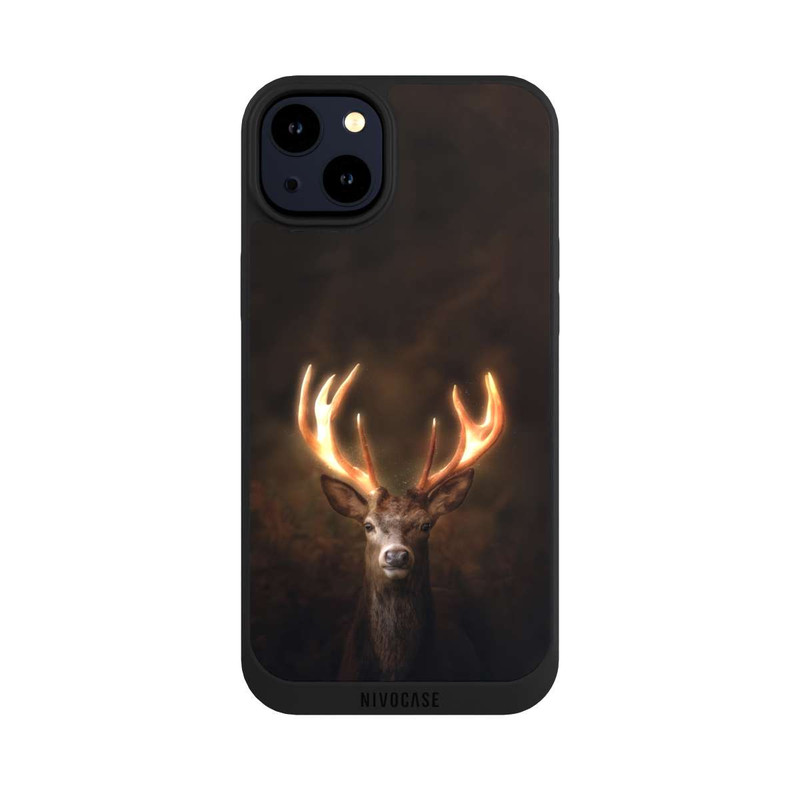 iPhone 14 Plus NIVOpure Hirsch Goldenes Geweih