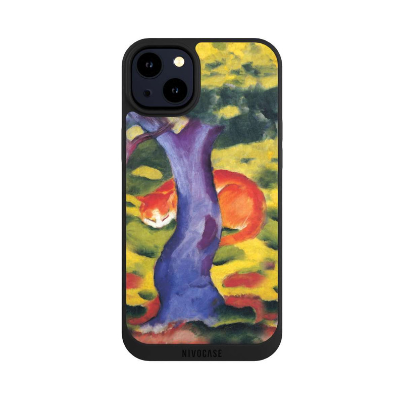 iPhone 14 Plus NIVOpure Katze hinter Einem Baum von Franz Marc