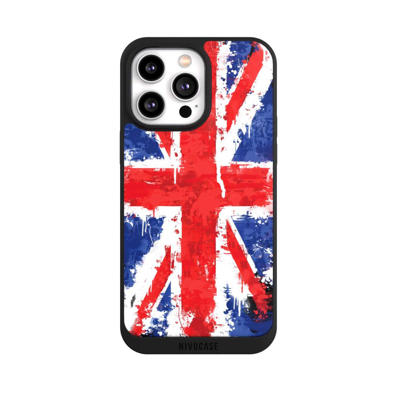 iPhone 14 Pro Max NIVOpure Union Jack Gouttes