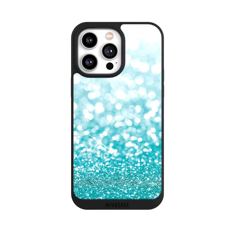 iPhone 14 Pro Max NIVOpure Petrol Glitter Look