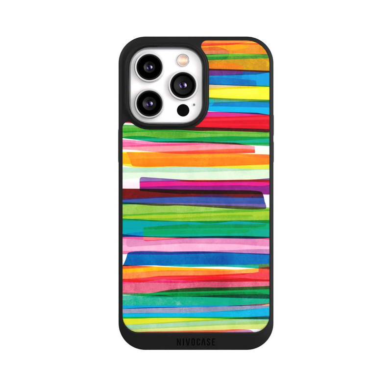 iPhone 14 Pro Max NIVOpure Colourful Stripes1