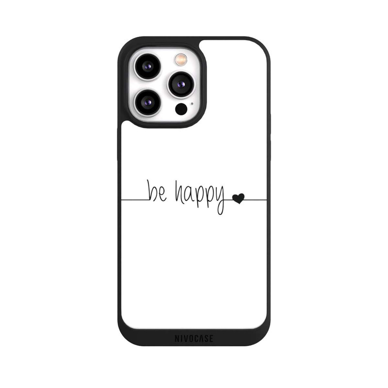 iPhone 14 Pro Max NIVOpure Be Happy White Background