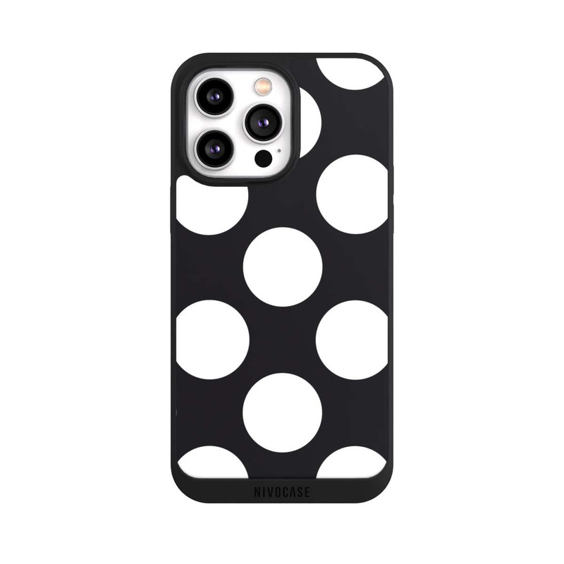 iPhone 14 Pro Max NIVOpure Big Dots - Black