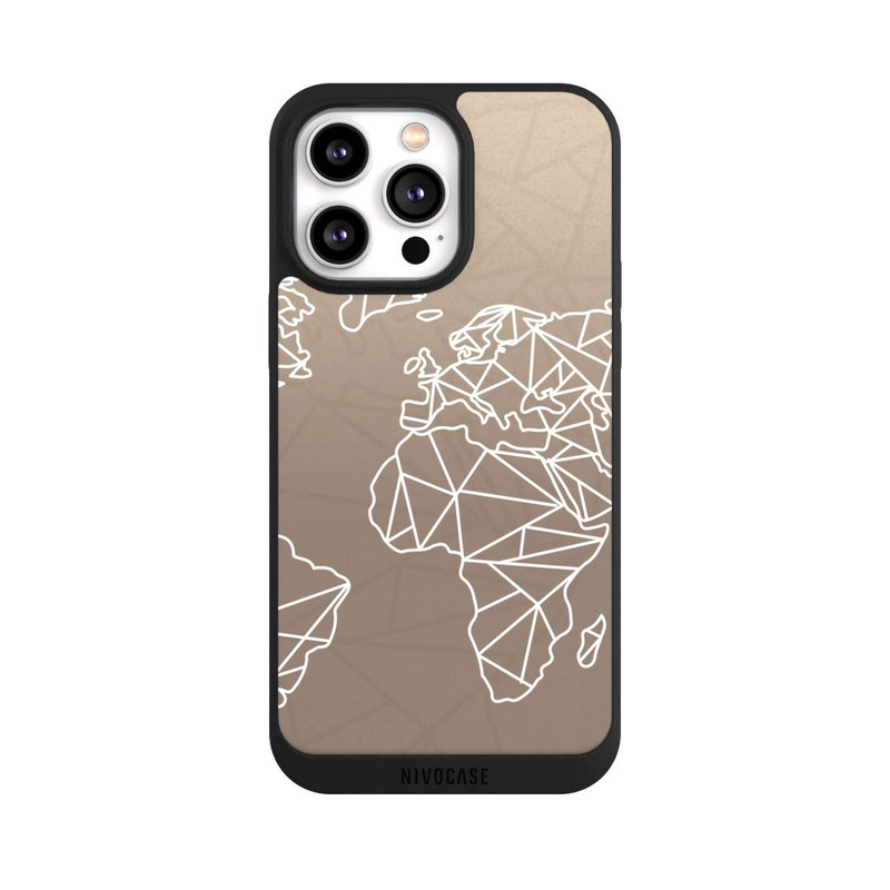 iPhone 14 Pro Max NIVOpure Worldmap Polygon