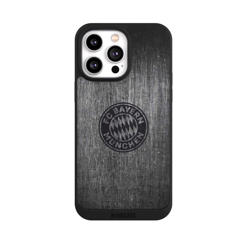 iPhone 14 Pro Max NIVOpure Metal look FCB Logo plain