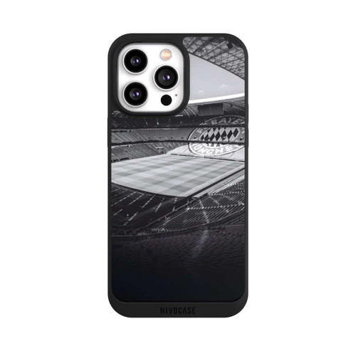 Apple iPhone 14 Pro Max NIVOpure Stade FC Bayern - Noir Blanc
