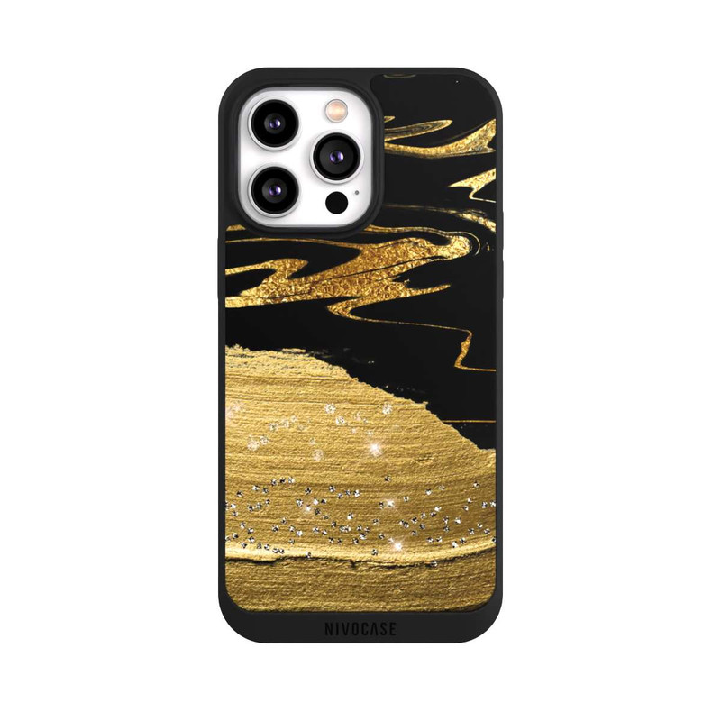 iPhone 14 Pro Max NIVOpure Marble Golden Look Veins