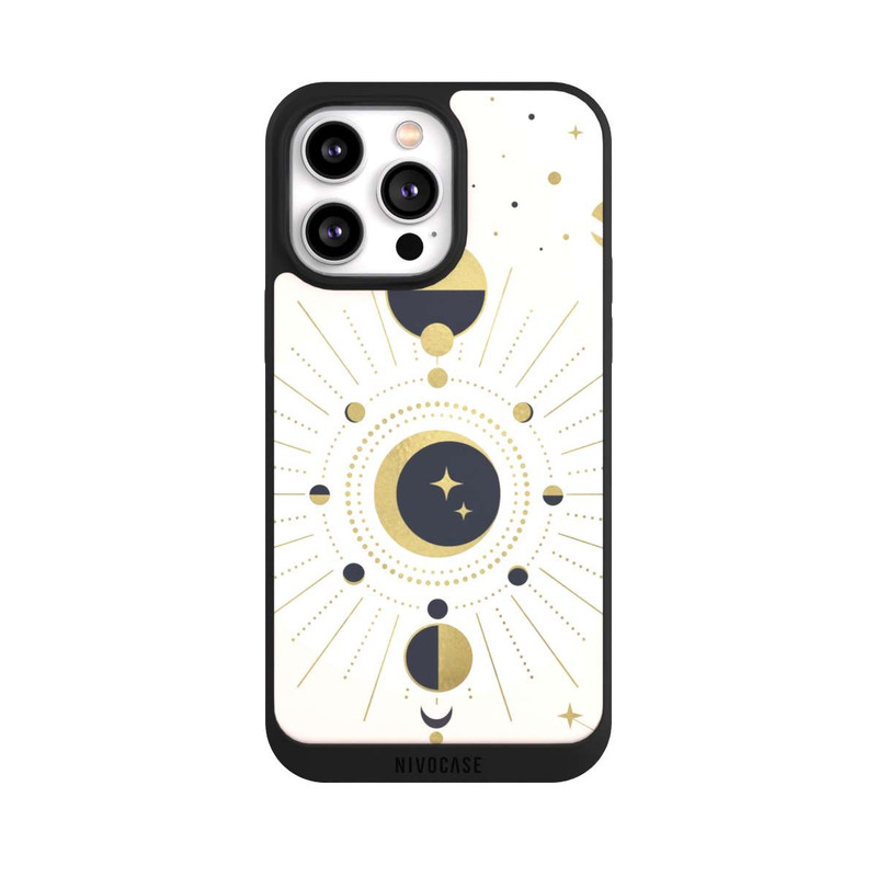 iPhone 14 Pro Max NIVOpure Abstrakter Rose-Gold-Look