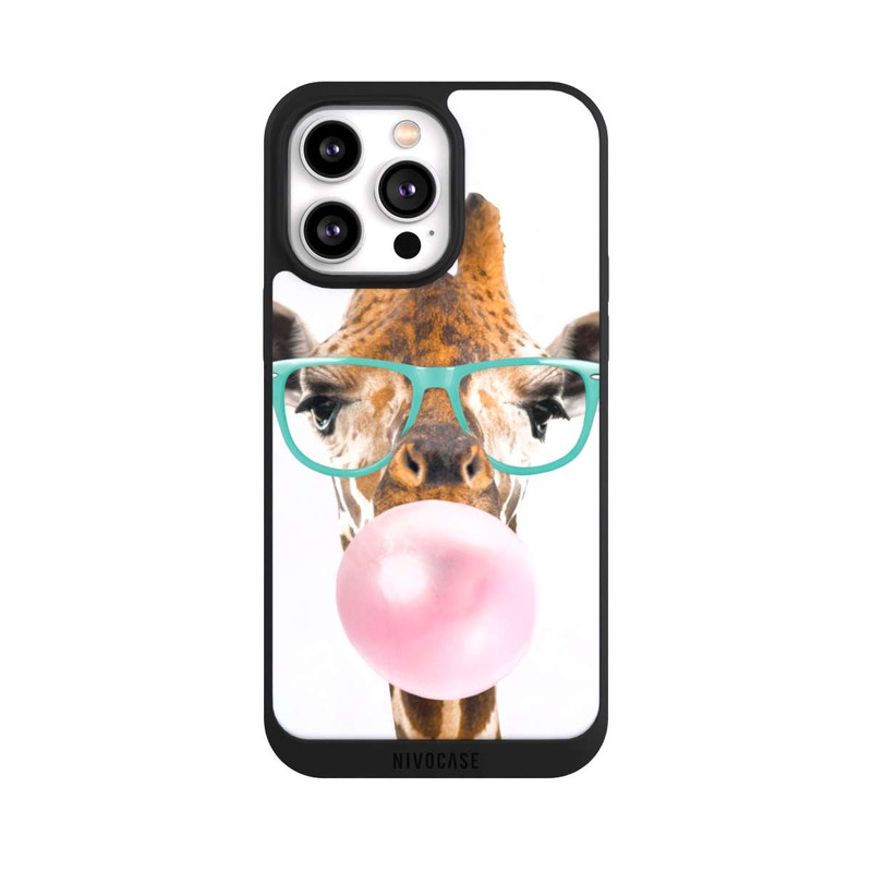 iPhone 14 Pro Max NIVOpure Giraffe mit Kaugummi