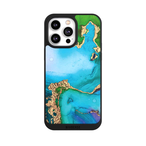 Apple iPhone 14 Pro Max NIVOpure Farbenfroher Marmor