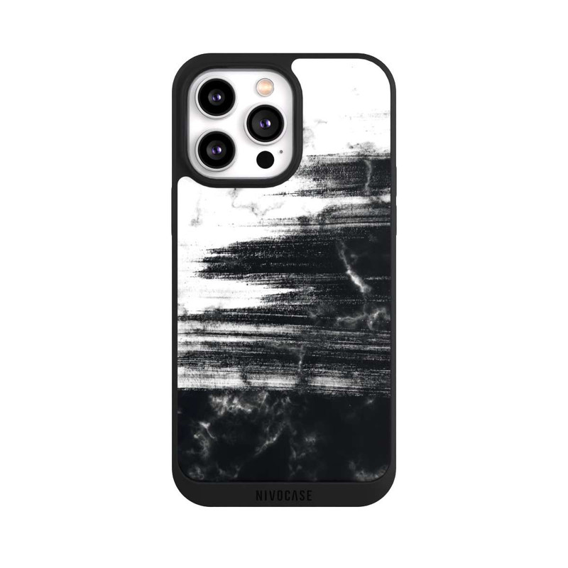 iPhone 14 Pro Max NIVOpure Brushed monochrome stone