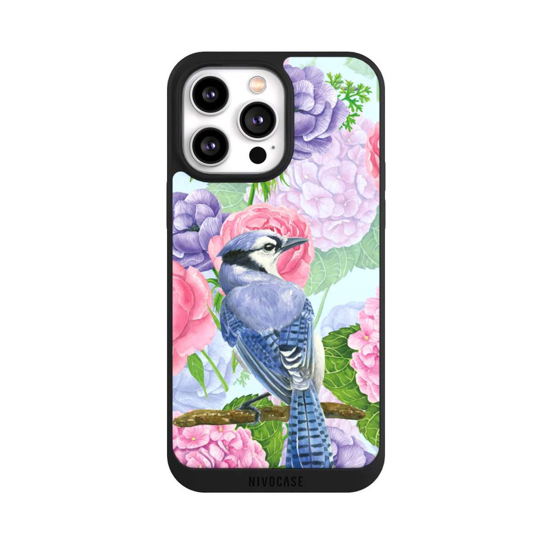 iPhone 14 Pro Max NIVOpure Blue Jay & Flowers