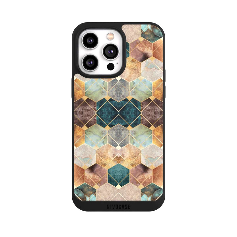 iPhone 14 Pro Max NIVOpure Natural Hexagons And Diamonds