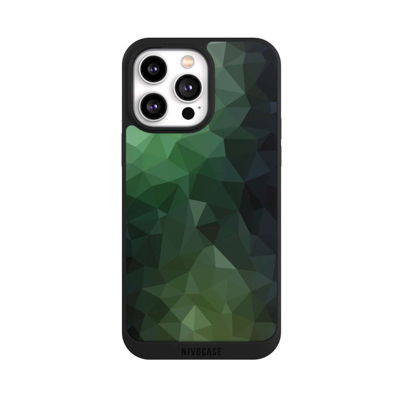 iPhone 14 Pro Max NIVOpure Polygonal Mosaic Green