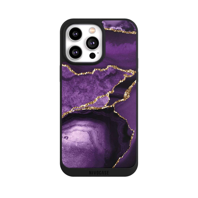 iPhone 14 Pro Max NIVOpure Lila Marmor Landschaft