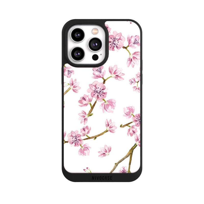 iPhone 14 Pro Max NIVOpure Fleurs de Cerisier Rose