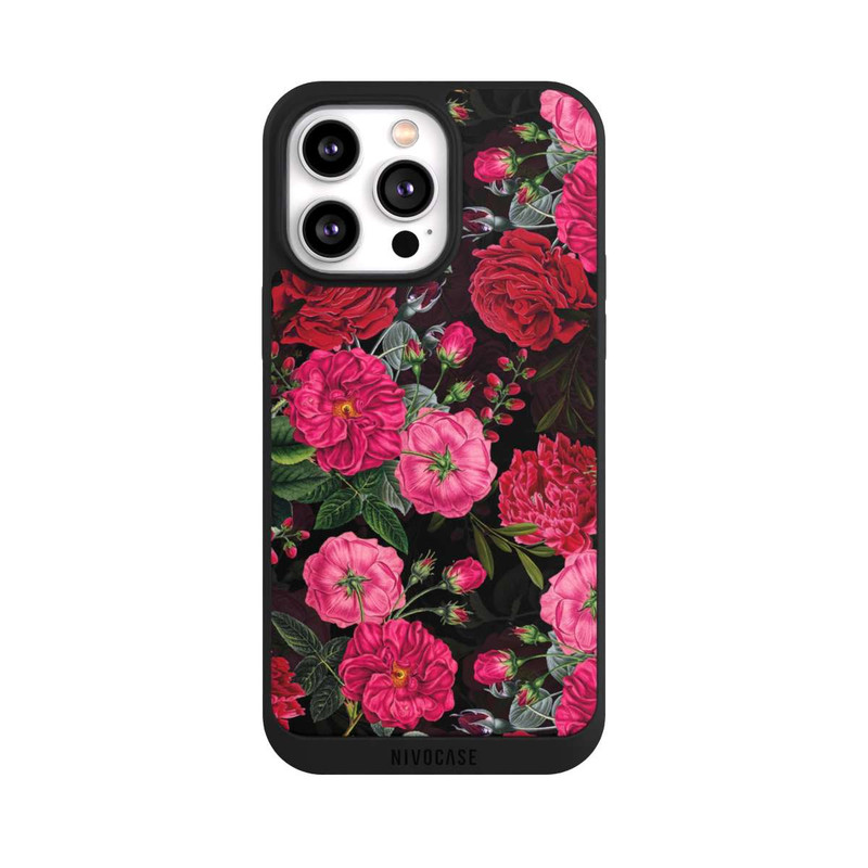 iPhone 14 Pro Max NIVOpure Pink and Red Flowers