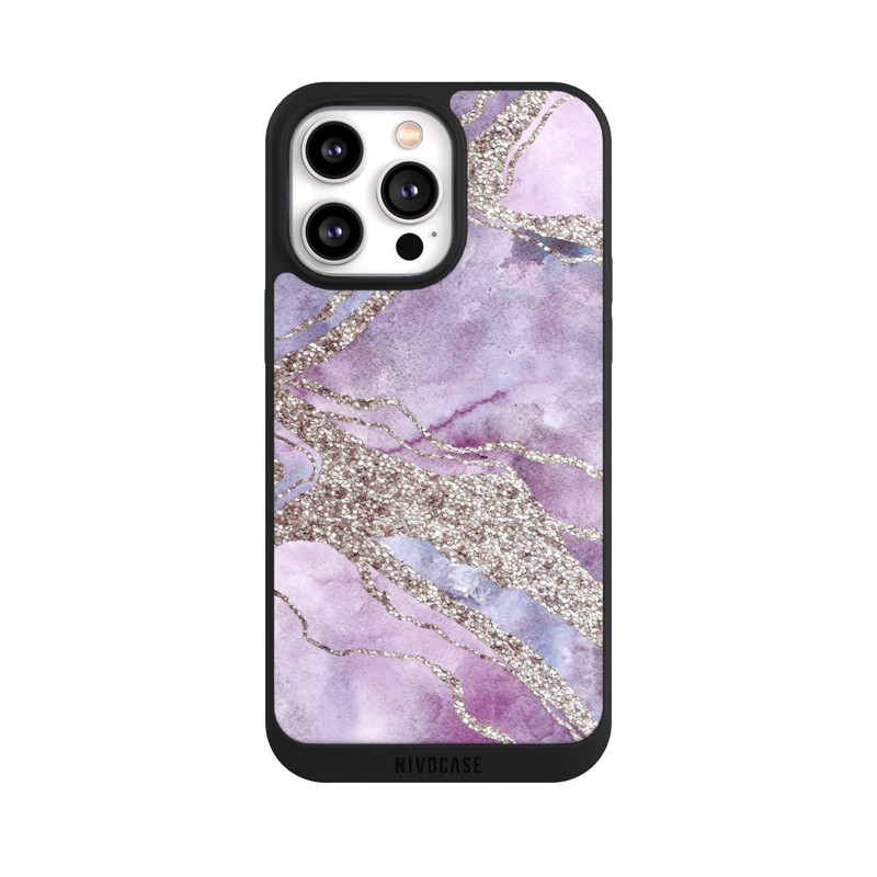iPhone 14 Pro Max NIVOpure Edelstein Pastell Lila