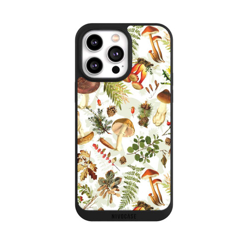 Apple iPhone 14 Pro Max NIVOpure Pilzmuster Weiß