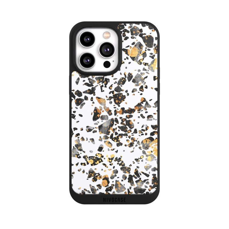 iPhone 14 Pro Max NIVOpure Gold Speckled Terrazzo