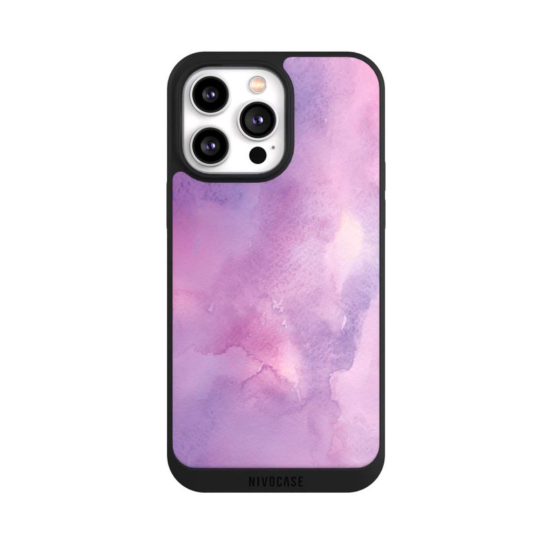 iPhone 14 Pro Max NIVOpure Watercolour Pink Clouds