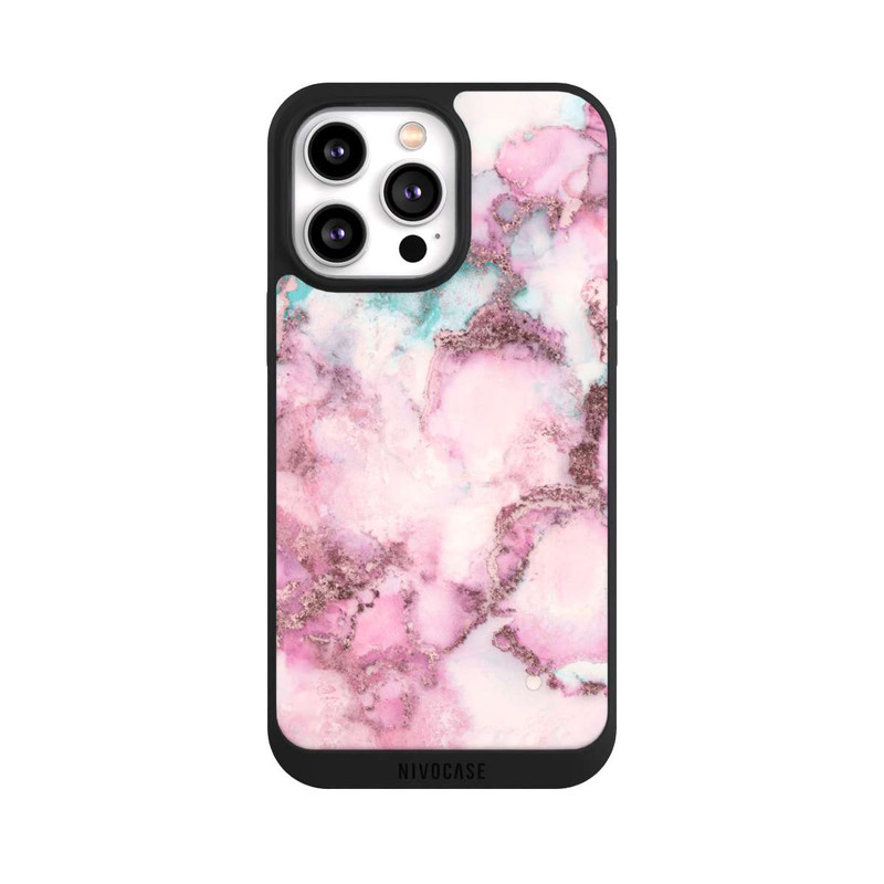 iPhone 14 Pro Max NIVOpure Pink Swirl Ink