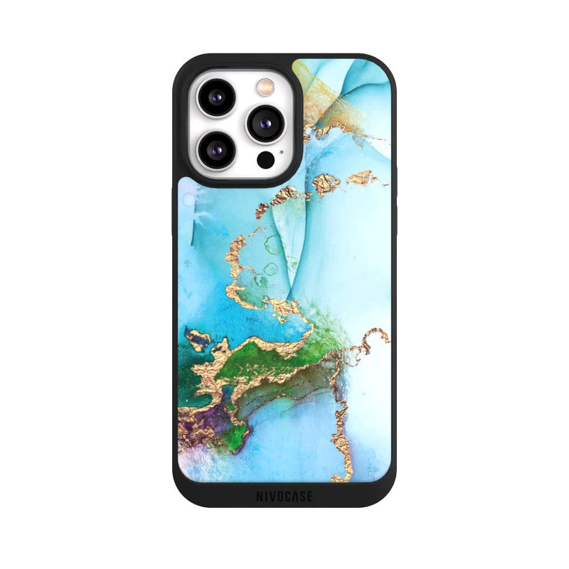 iPhone 14 Pro Max NIVOpure Colourful Marble Glitterlook