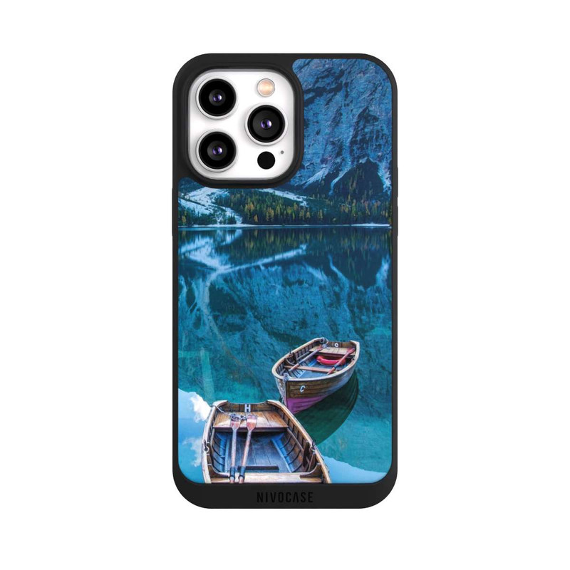iPhone 14 Pro Max NIVOpure Nature Lake Boat