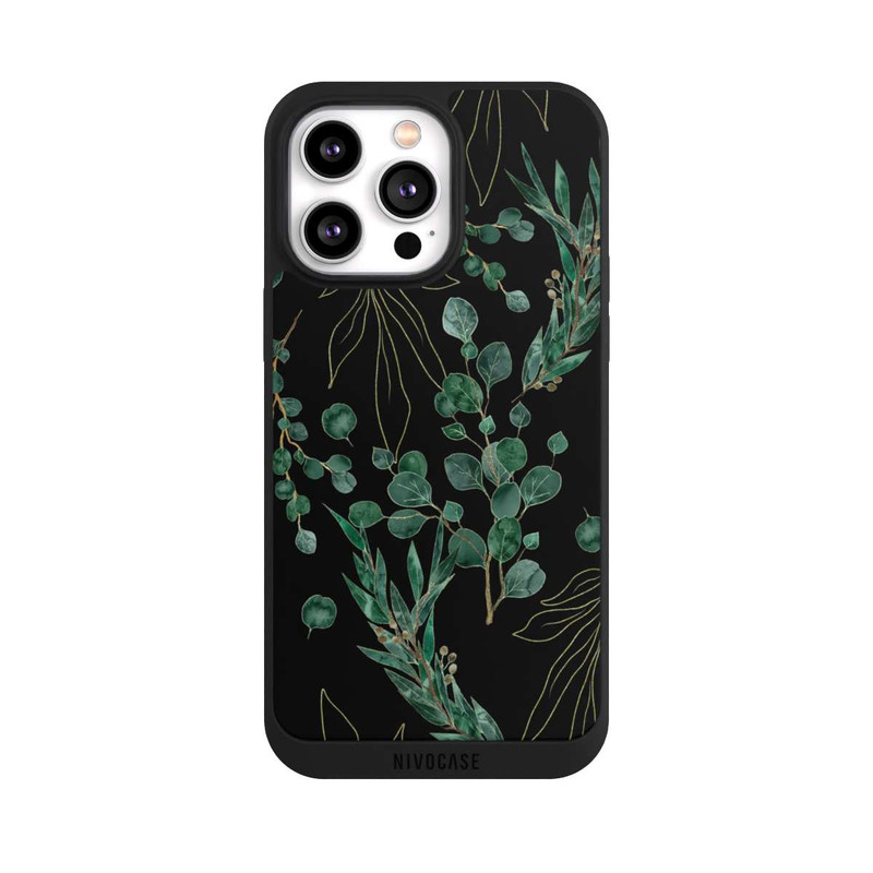 iPhone 14 Pro Max NIVOpure Eucalyptus Leaves black