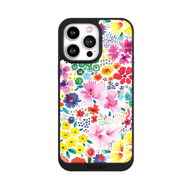 iPhone 14 Pro Max NIVOpure Kunstvolle kleine Frühlingsblumen