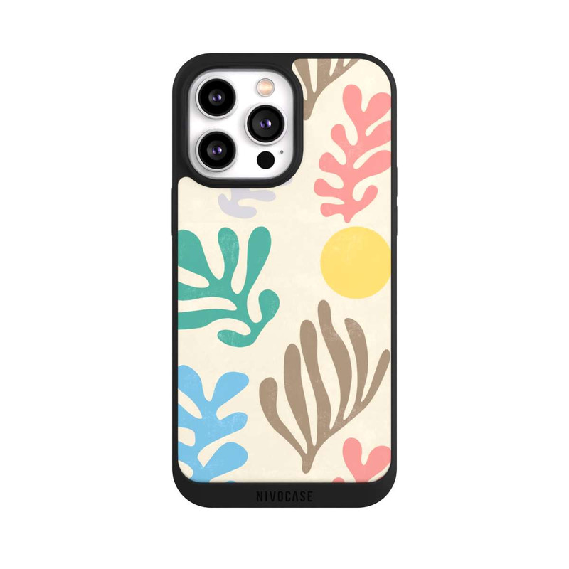 iPhone 14 Pro Max NIVOpure Blätter im modernen Matisse-Stil
