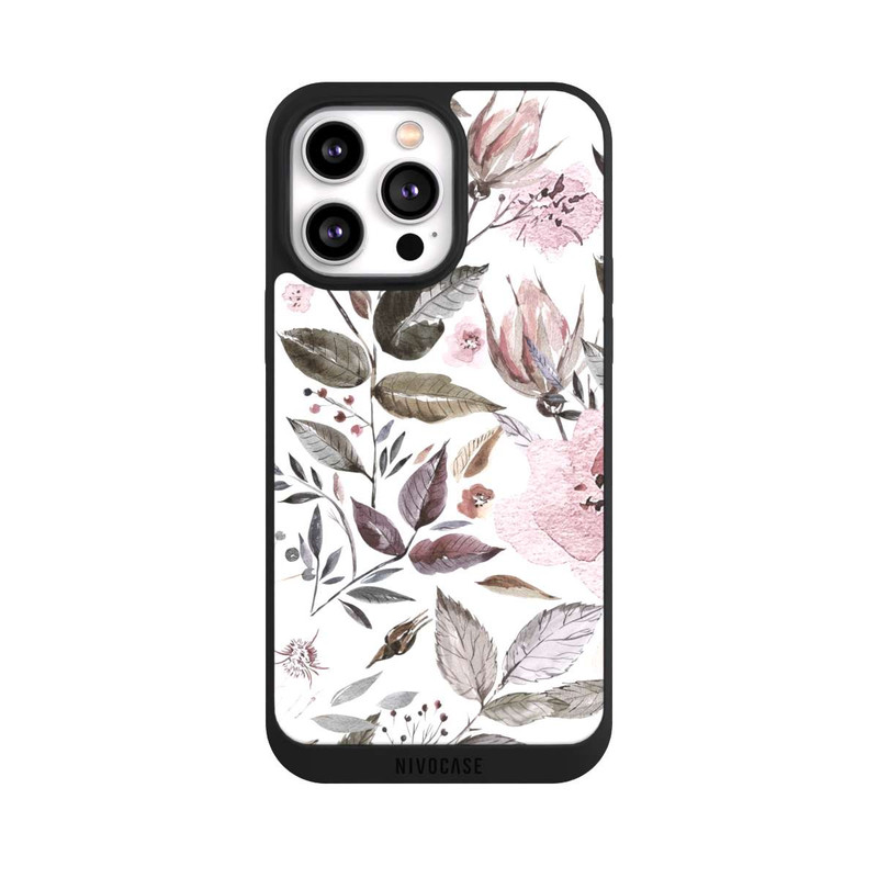 iPhone 14 Pro Max NIVOpure Aquarelle Brown Rose Flowers