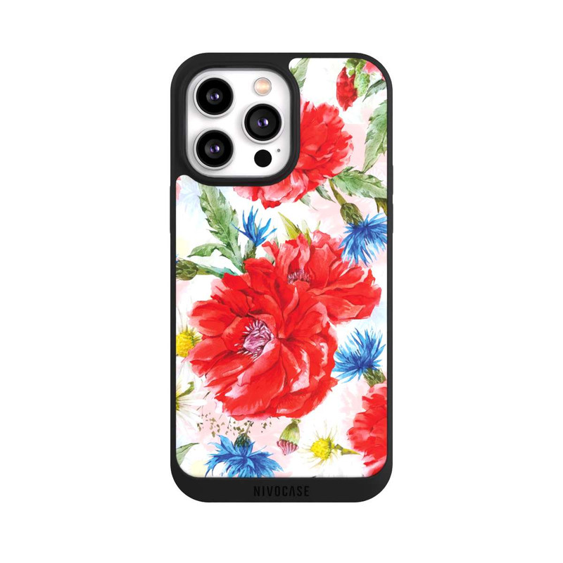 iPhone 14 Pro Max NIVOpure Sommerwiese Kornblumen Mohn