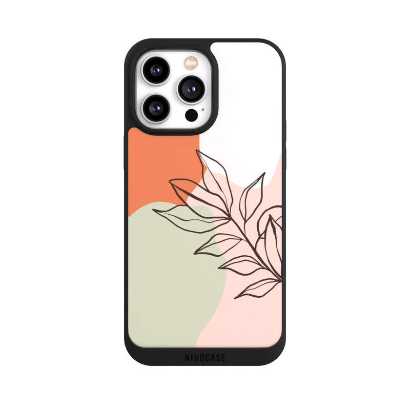 iPhone 14 Pro Max NIVOpure Abstraktes botanisches Muster 1