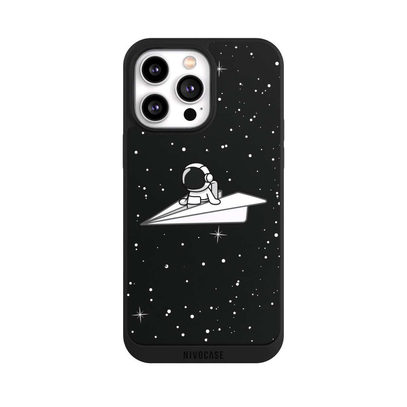 iPhone 14 Pro Max NIVOpure Astronaut Paper Plane Comic