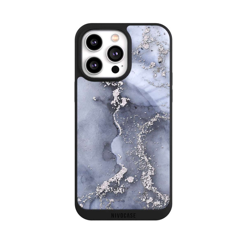 iPhone 14 Pro Max NIVOpure Ink Blue Silver