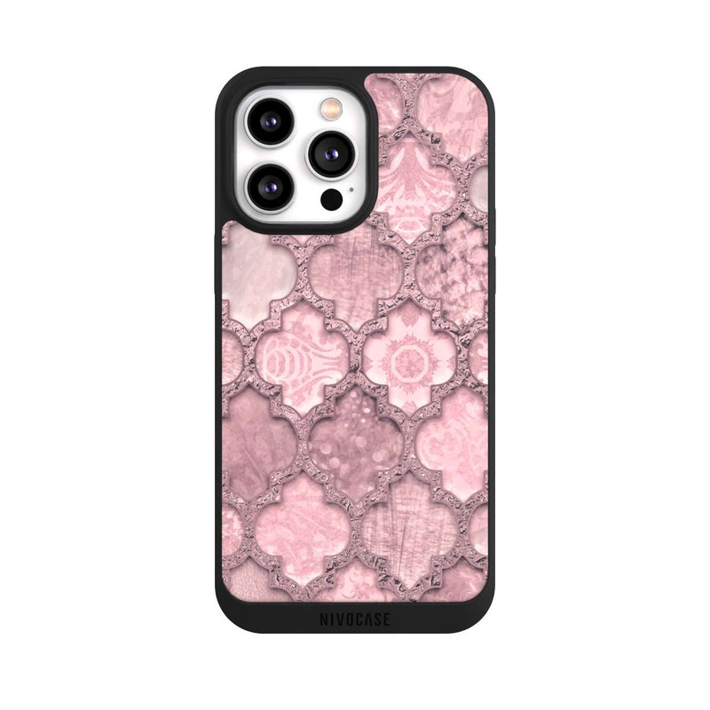 iPhone 14 Pro Max NIVOpure Marokko Fliesen rosa