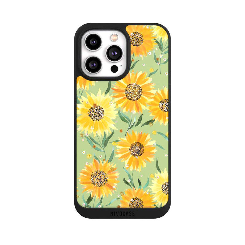 iPhone 14 Pro Max NIVOpure Sonnenblumen grün
