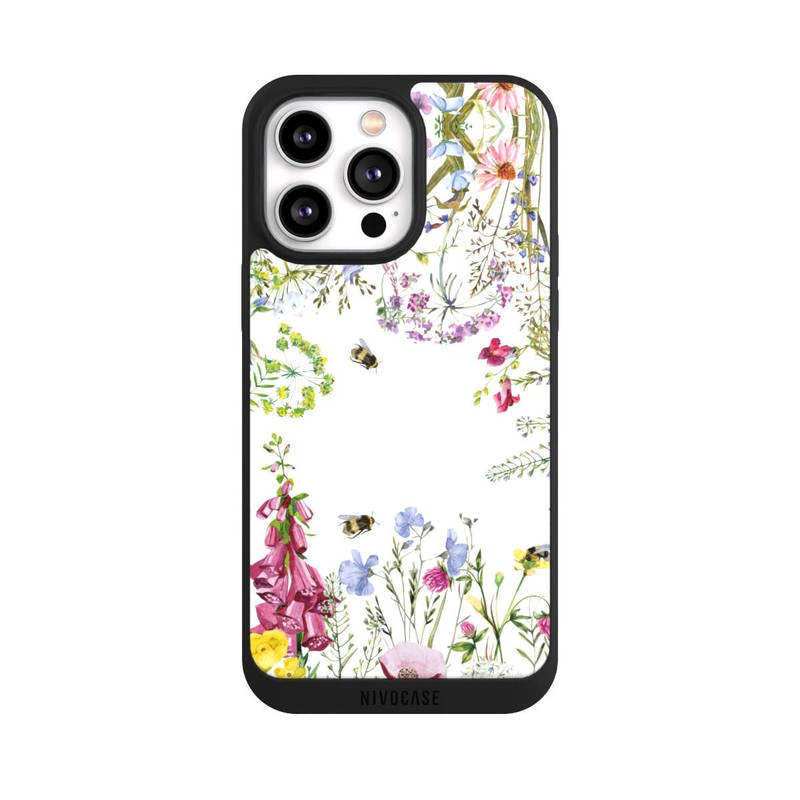 iPhone 14 Pro Max NIVOpure Sommerwiese Wildblumen Rahmen