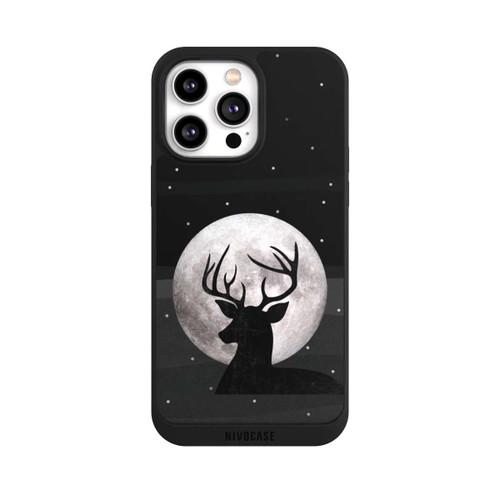 Apple iPhone 14 Pro Max NIVOpure Deer &amp; Moon Silver