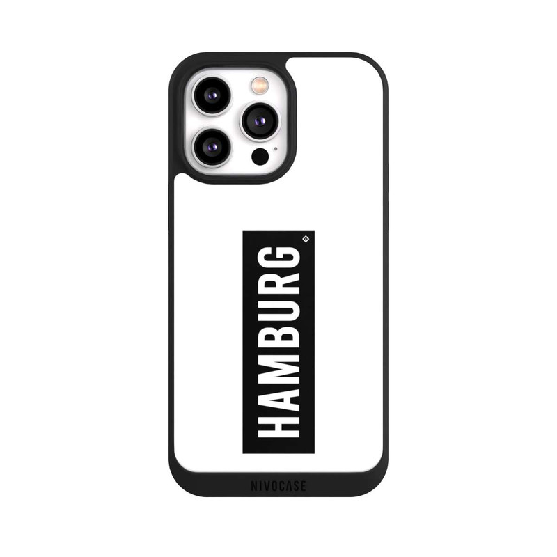 iPhone 14 Pro Max NIVOpure HSV Hamburg Schwarz Weiss
