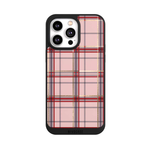 Apple iPhone 14 Pro Max NIVOpure TARTAN PINK